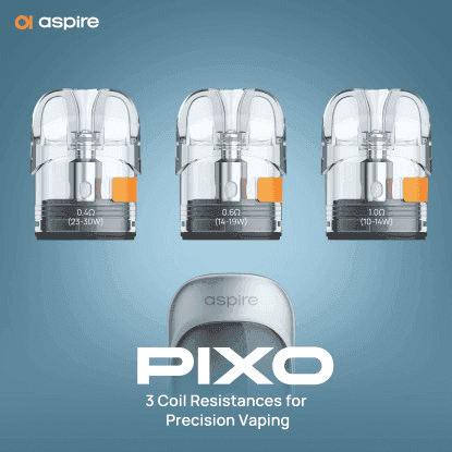 ASPIRE PIXO 霧克斯螢幕觸控電子煙主機空倉煙彈官網30W
