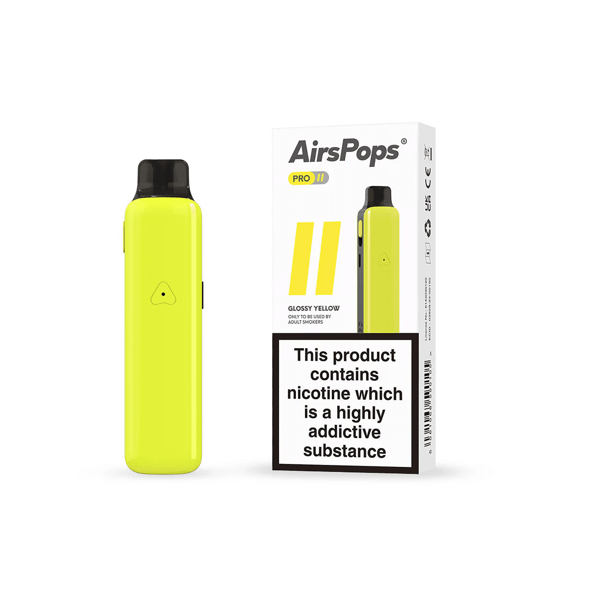 Airscream Airspops Pro II 氣泡2代可調瓦電子煙主機空倉煙彈官網